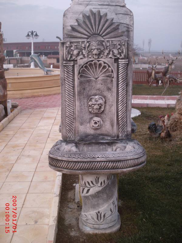 Aslanlı Çeşme;Beton (En:50Boy:58Yüks:185Ağr:265)
