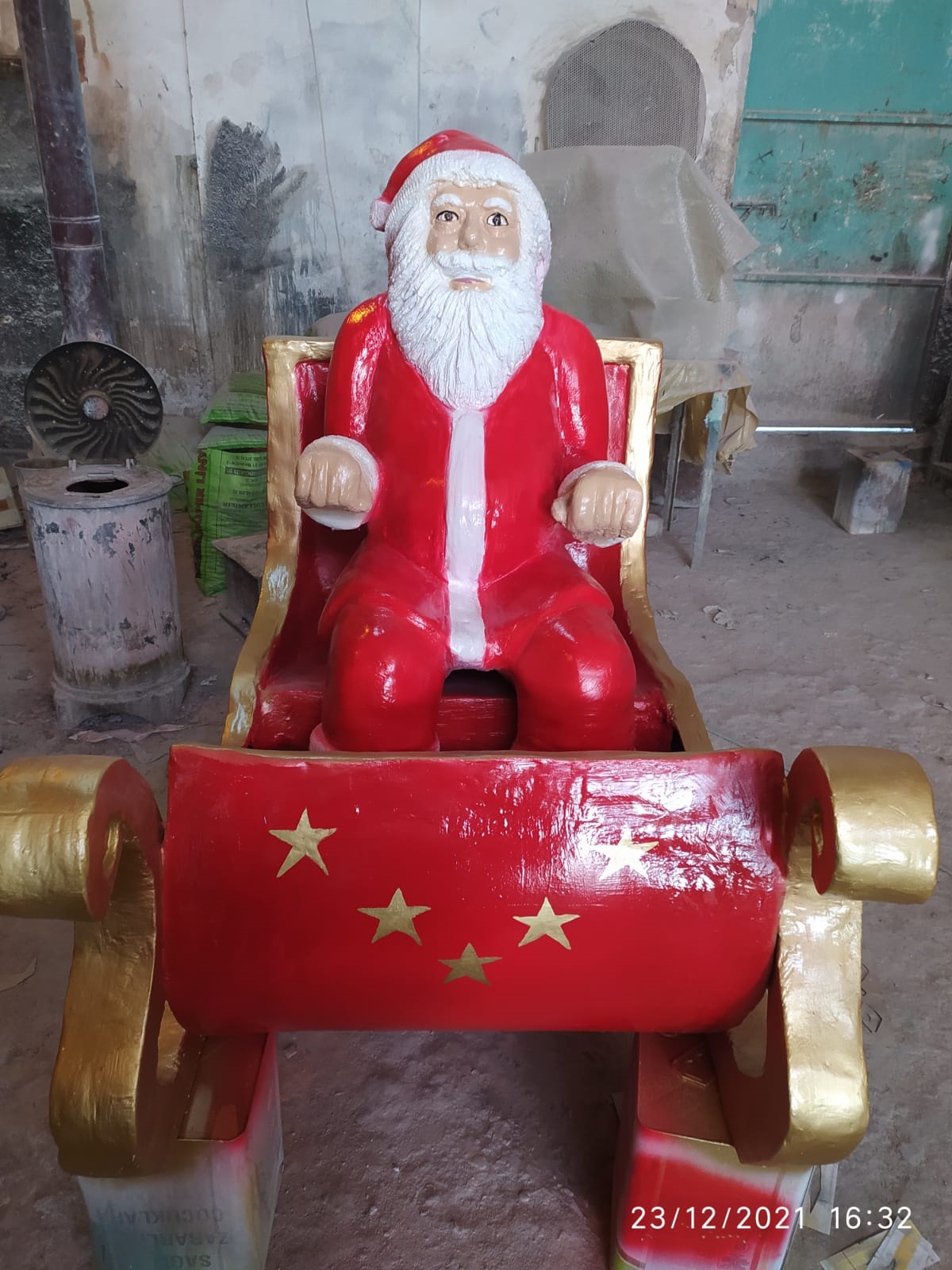 noel baba kızakta: fiber
