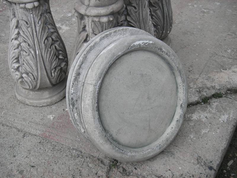 Saksı Altlığı;Beton (En:45Boy:45Yüks:6Ağr:16)
