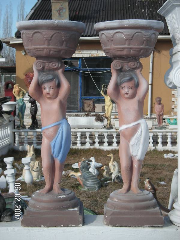 Sepetli Çocuk;Beton (En:35Boy:35Yüks:95Ağr:45)