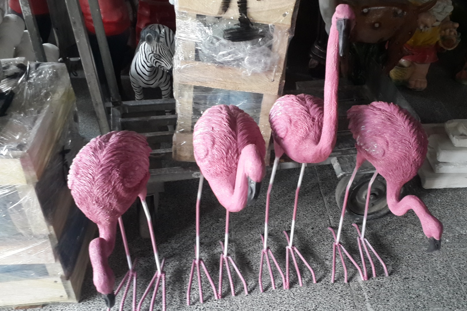 karayip büyük flamingo: en.17 boy.40 yüks.83 ağr.5