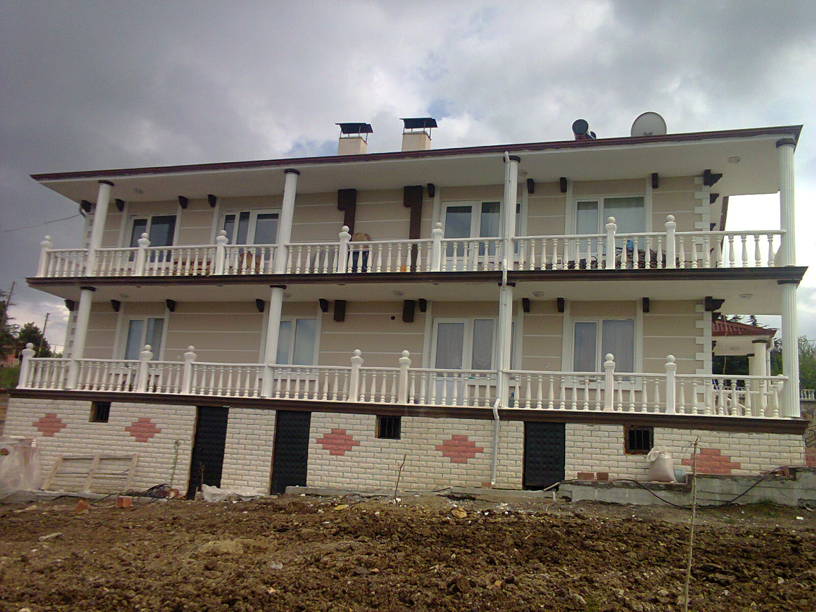 lale merdiven sütun;beton 