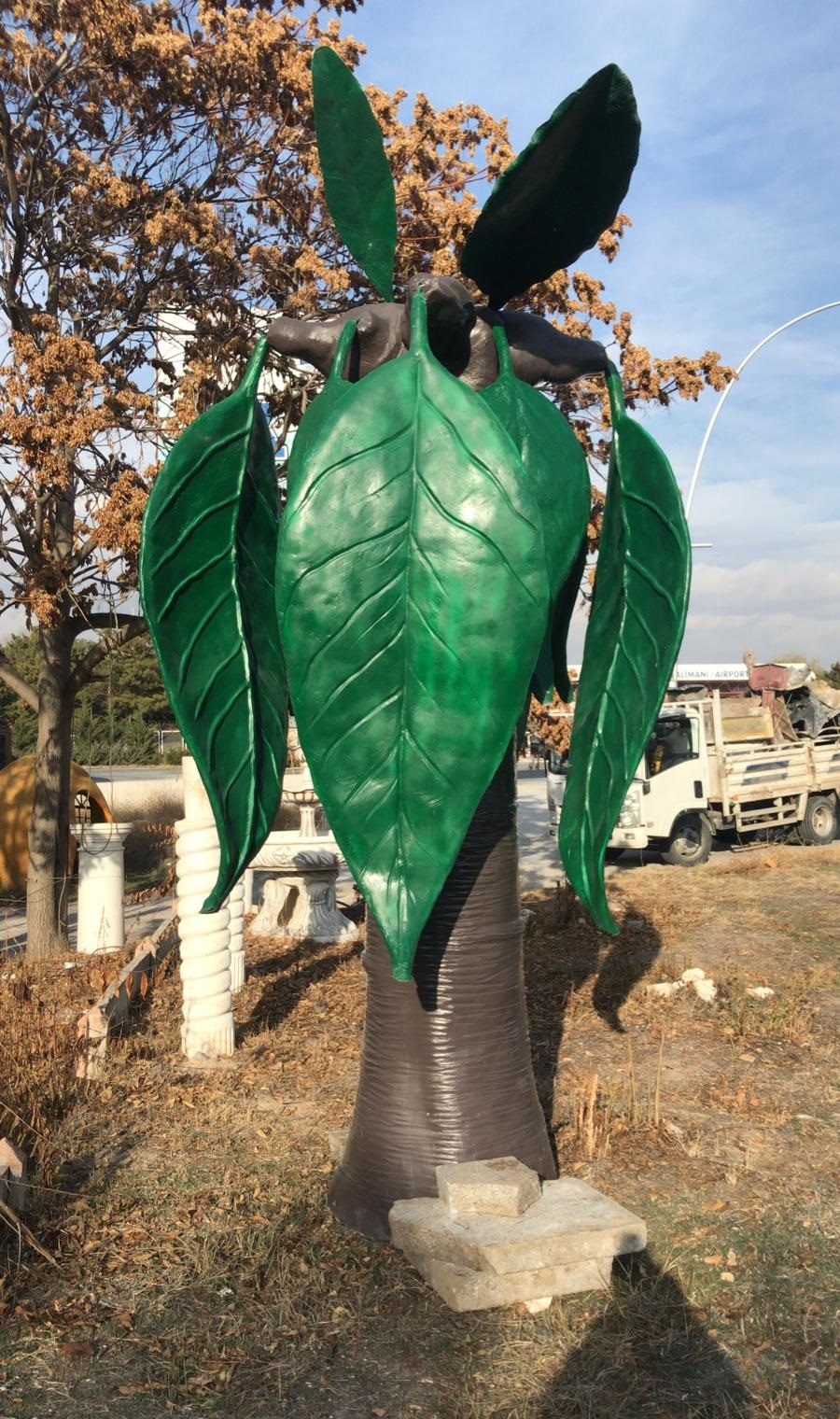 tropikal ağaç: fiber en.70 boy.116 yüks.320 ağr.90