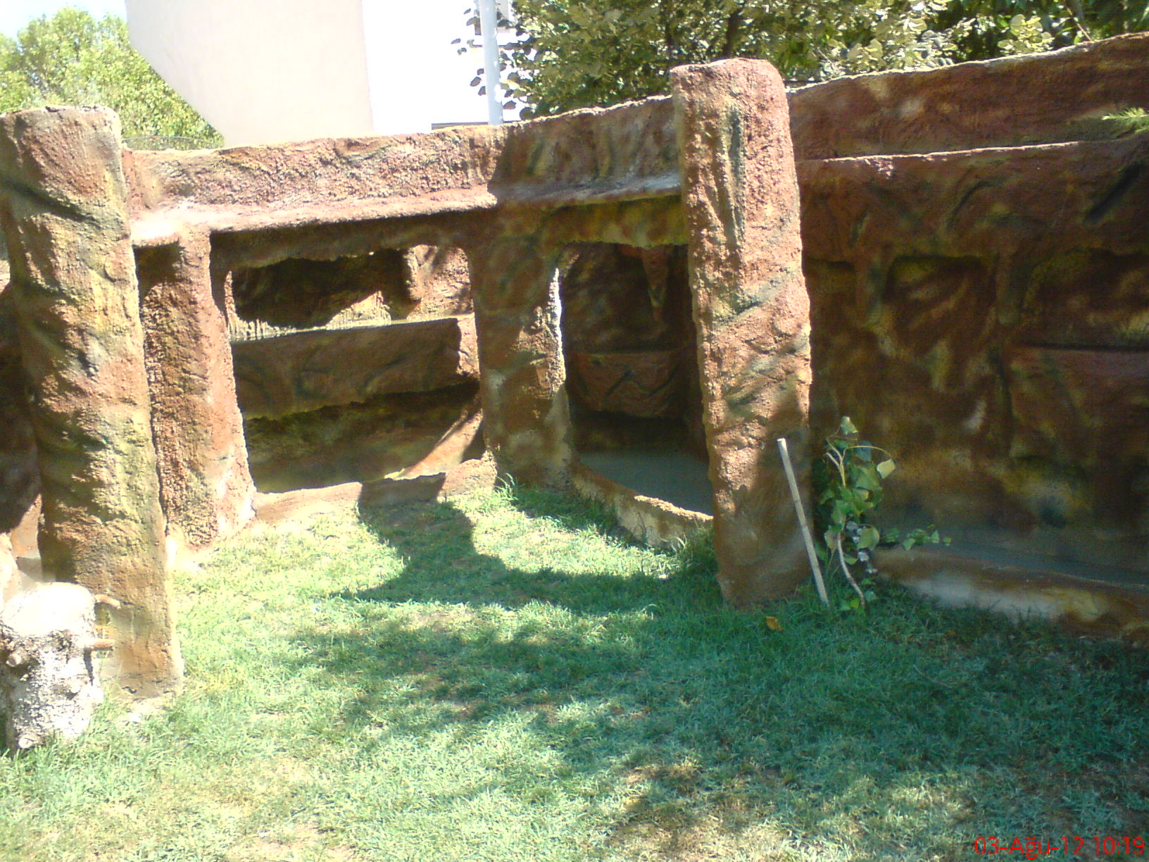 gölbaşı havuz şelale;beton