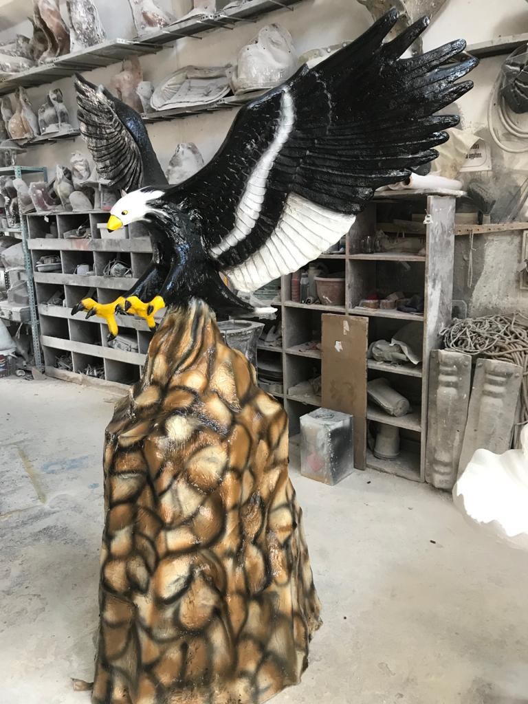 kaideli kaya kartalı: fiber en.80 boy.180 yüks.210 ağr.40