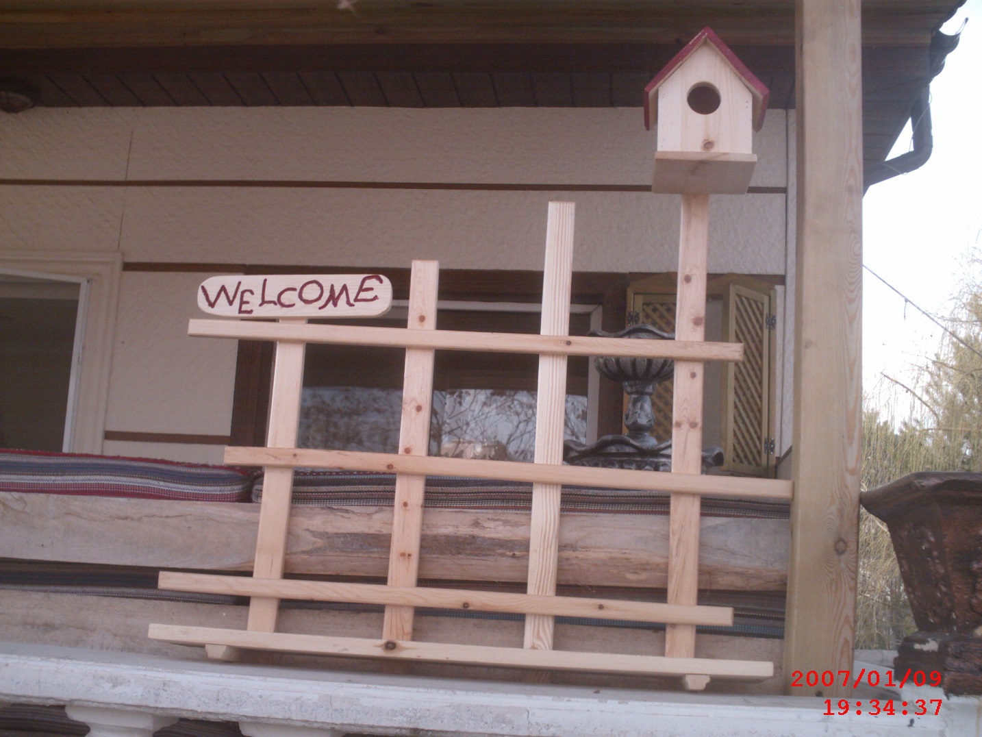 ahşap welcome en.20 boy.60 yüks.60 ağr.5