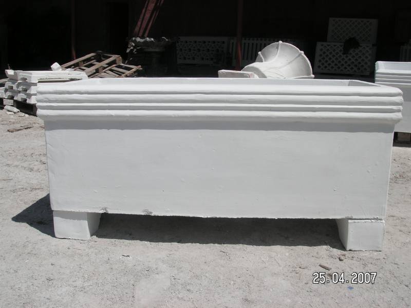 Dikdörtgen Büyük;Beton  (En:75Boy:155Yüks:70Ağr:450)