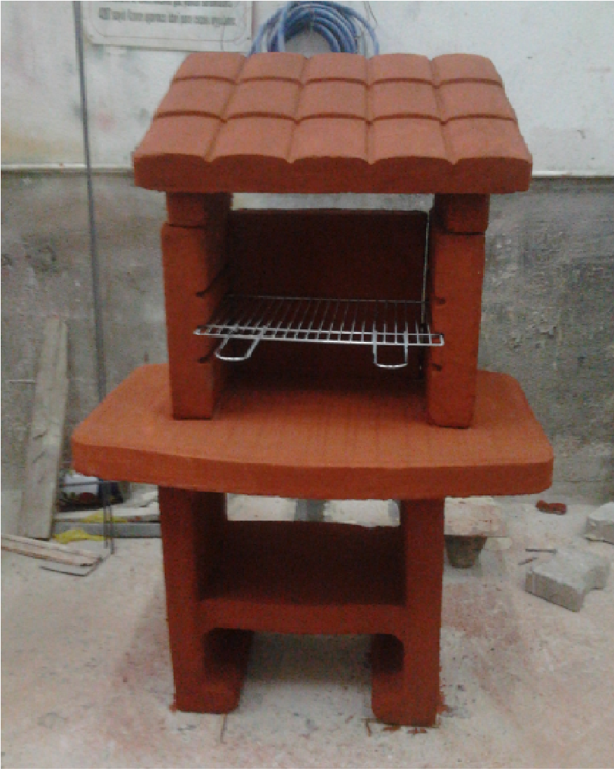 Çatılı Barbekü; Beton(En:50Boy:90Yüks:140Ağr:120)
