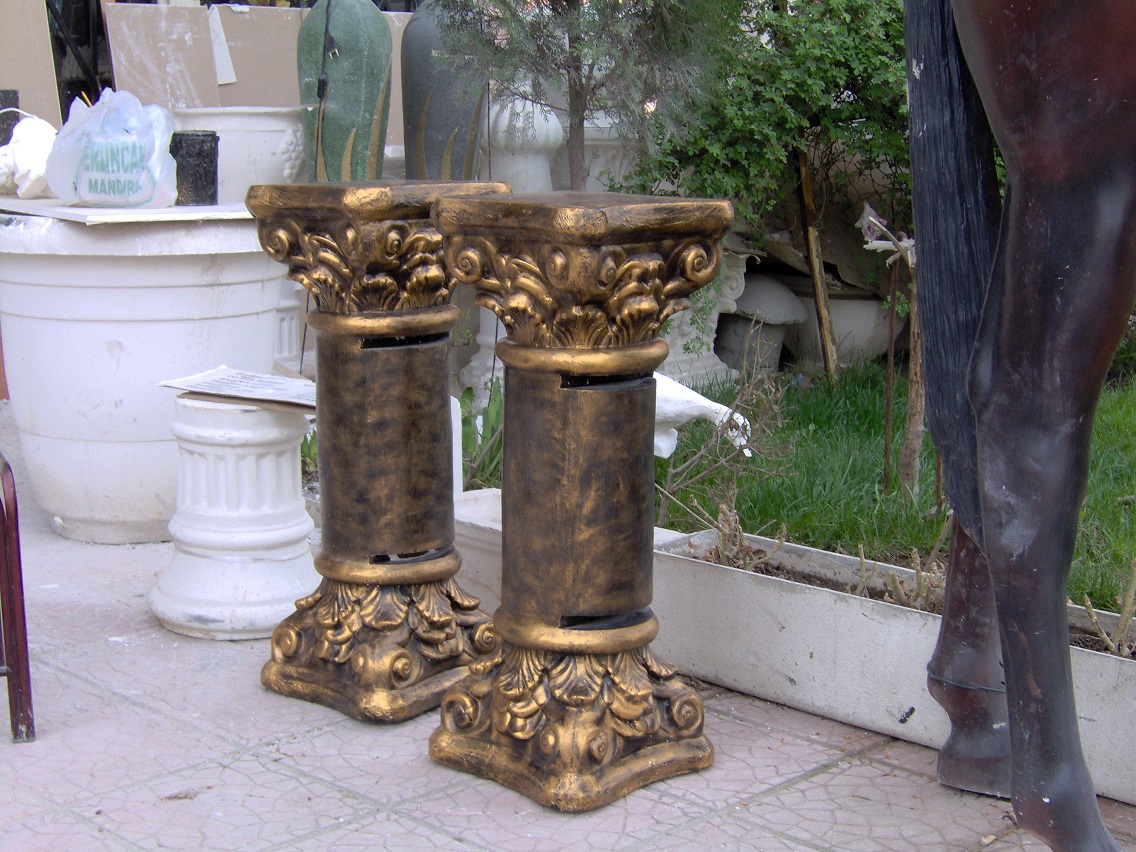 çift başlı kaide; beton en.30 boy.30 yüks.75 ağr.60