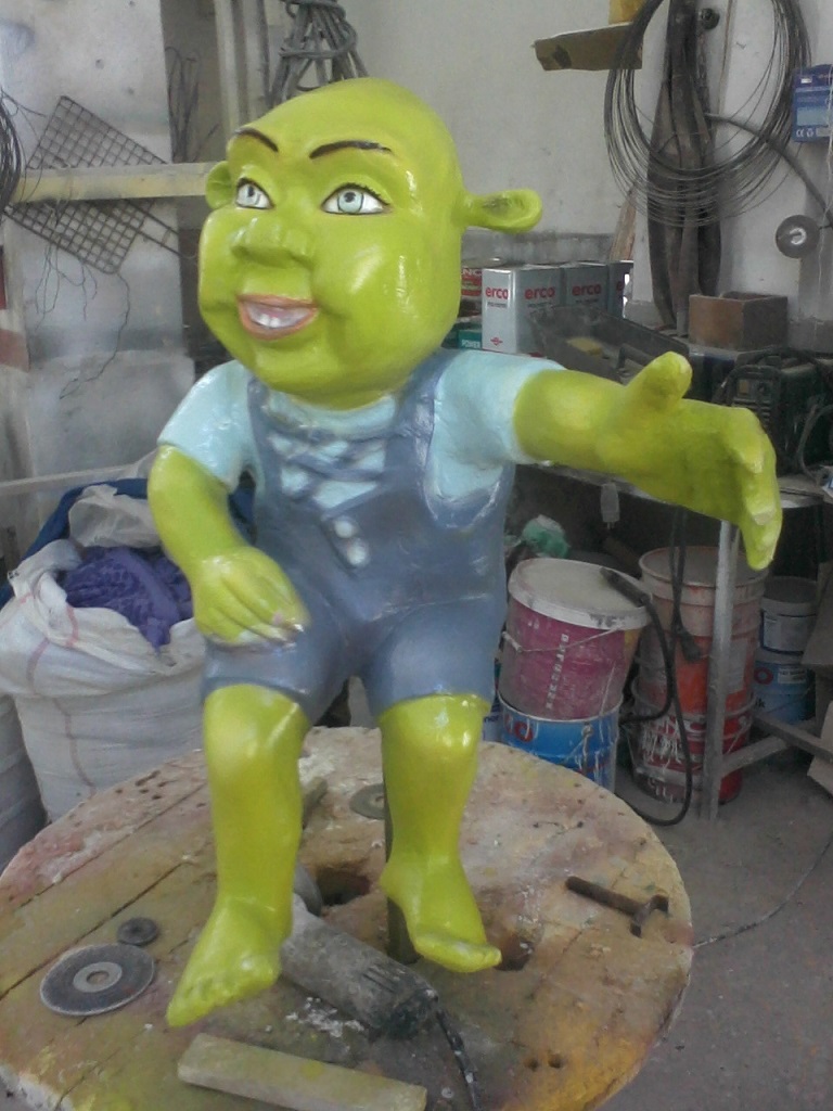 shrek erkek çocuk; fiber en.45 boy.40 yüks.65 ağr.4