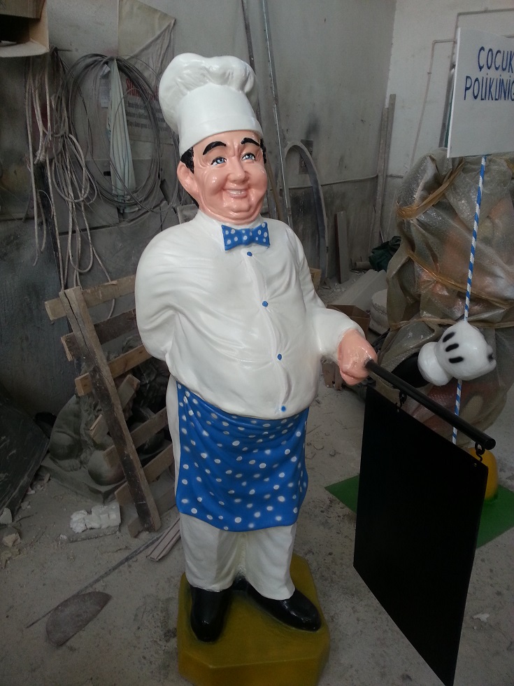 papyonlu aşçı; fiber 170 cm