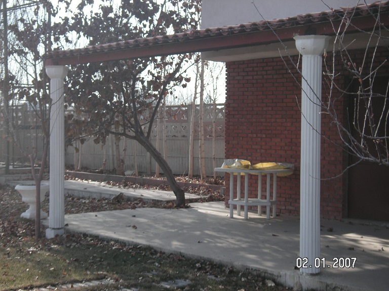 kalın yivli başlıksız sütun; beton en.20 boy.20 yüks.300 ağr.225 