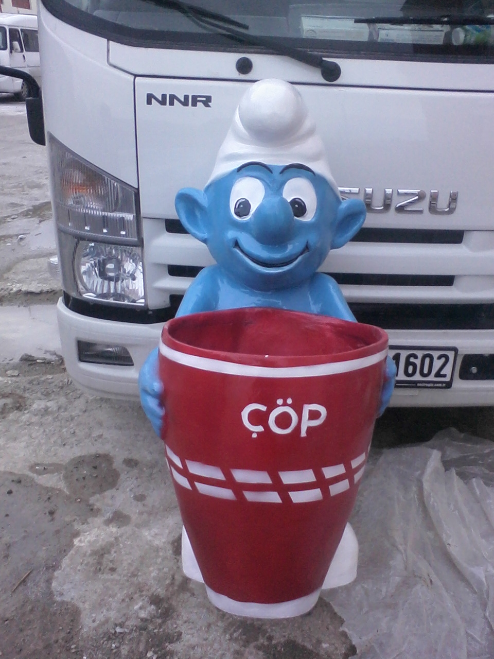 şirin çöp;fiber en.83 boy.55 yüks.115 ağr.10