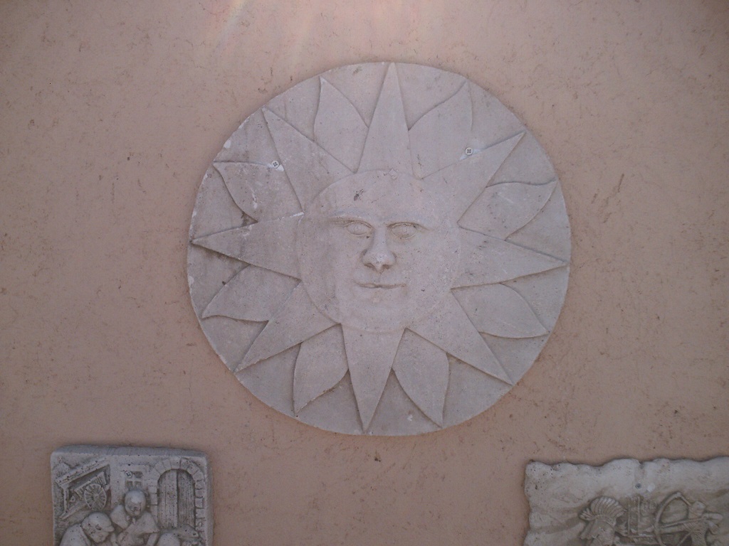 güneş rölyef; beton en.6 boy.80 yüks.80 ağr.20
