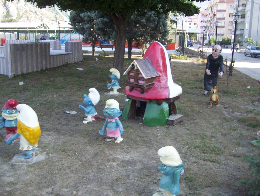 şirinler konsept; fiber