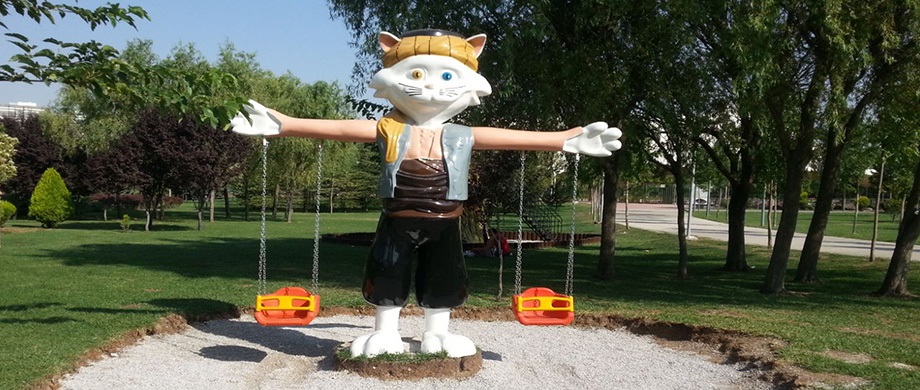 kedi salıncak ank: fiber uükseklik.300 cm
