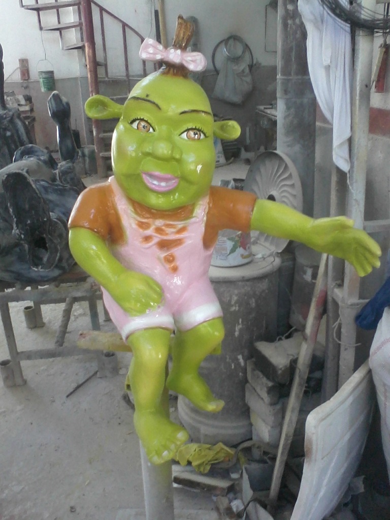 shrek kız çocuk; fiber en.45 boy.40 yüks.75 ağr.4