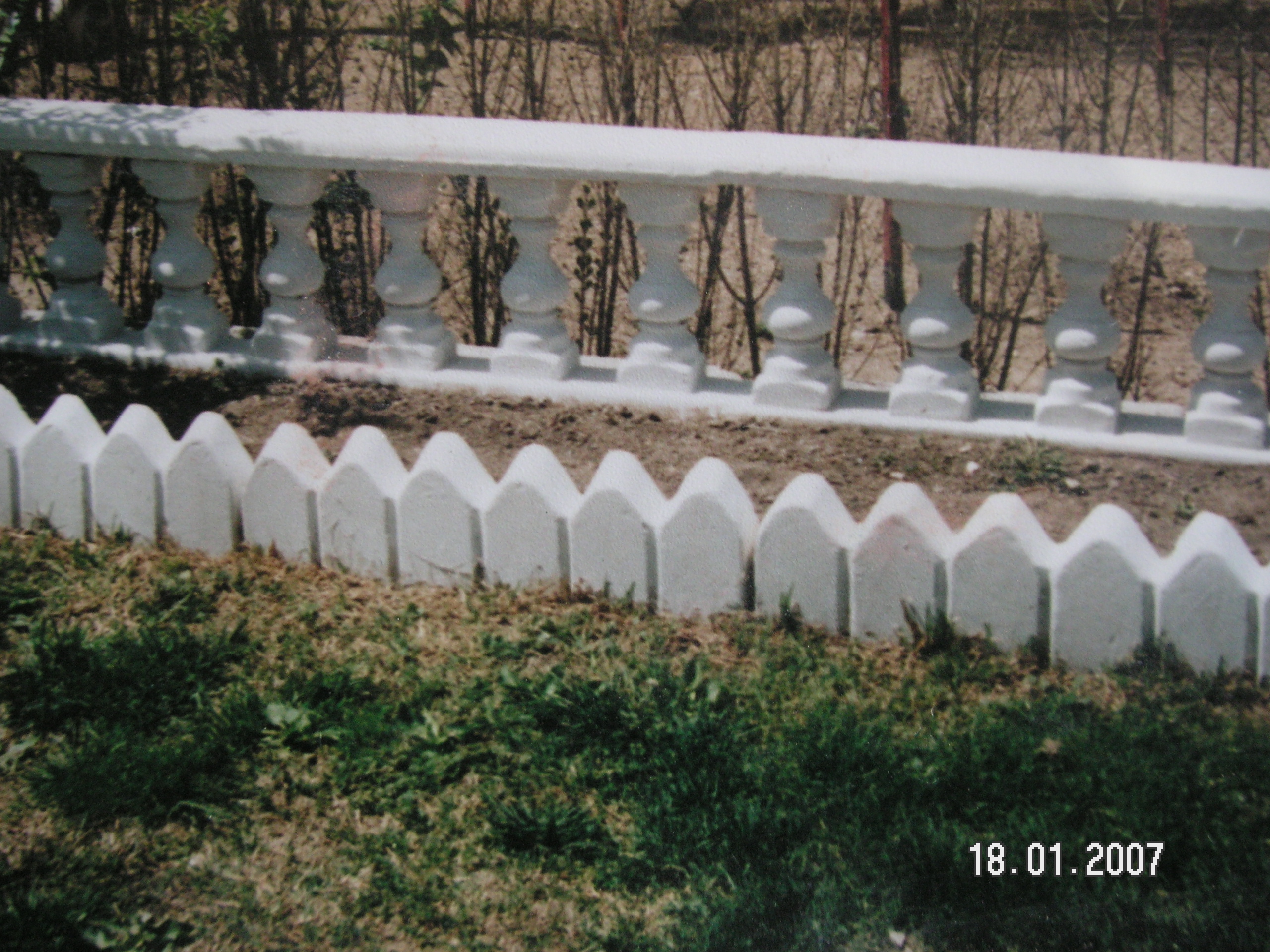 çimlik;beton en.6 boy.75 yüks.30 ağr.20