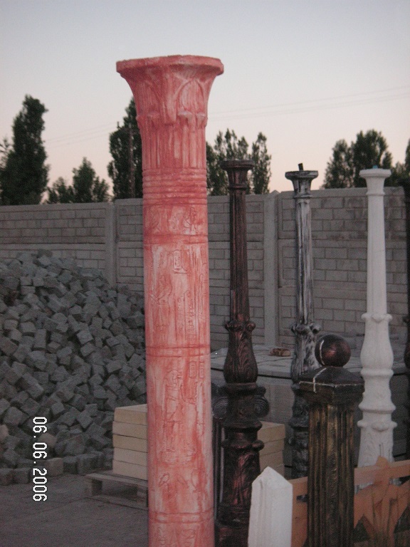tarihi sütun; beton en.30 boy.30 yüks.225 ağr.300